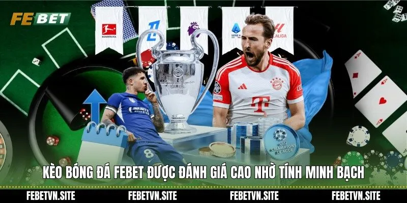 Kèo bóng đá febet được đánh giá cao nhờ tính minh bạch